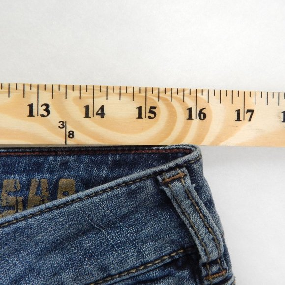 Silver Womens Cropped Straight Denim Jeans Size 31 - Picture 14 of 15